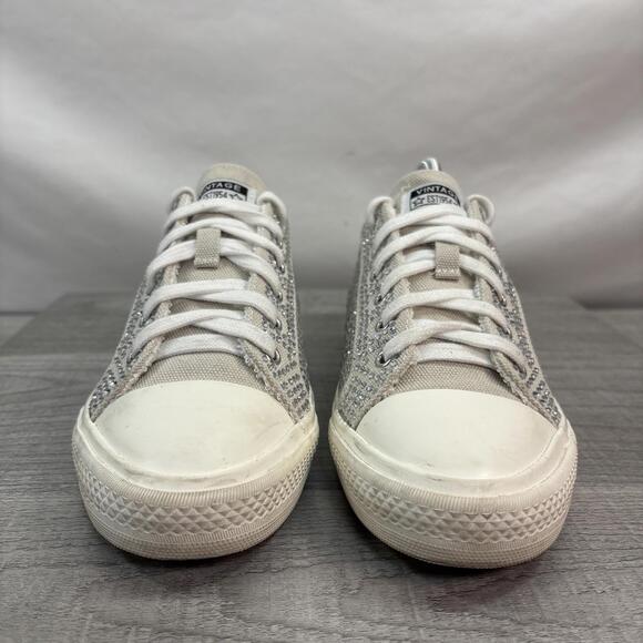 Vintage Havana Jenny Sneakers - Silver Rhinestones (Size 8.5) - Picture 2 of 11